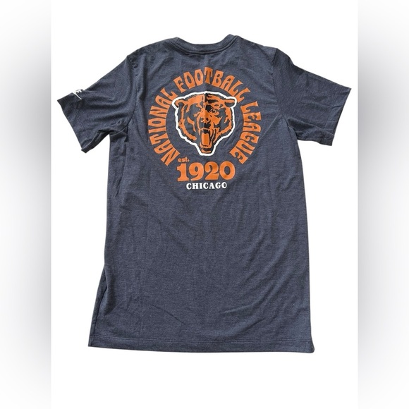 NWT Nike Men’s Chicago Bears Tri Blend T-Shirt in Navy in size Small - Picture 5 of 9